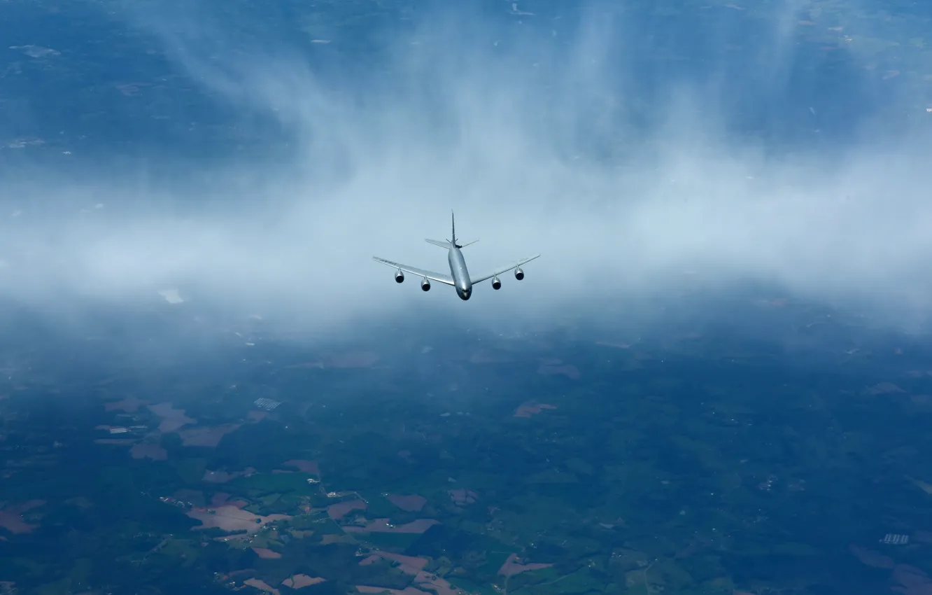 Photo wallpaper sky, Stratotanker, KC-135R