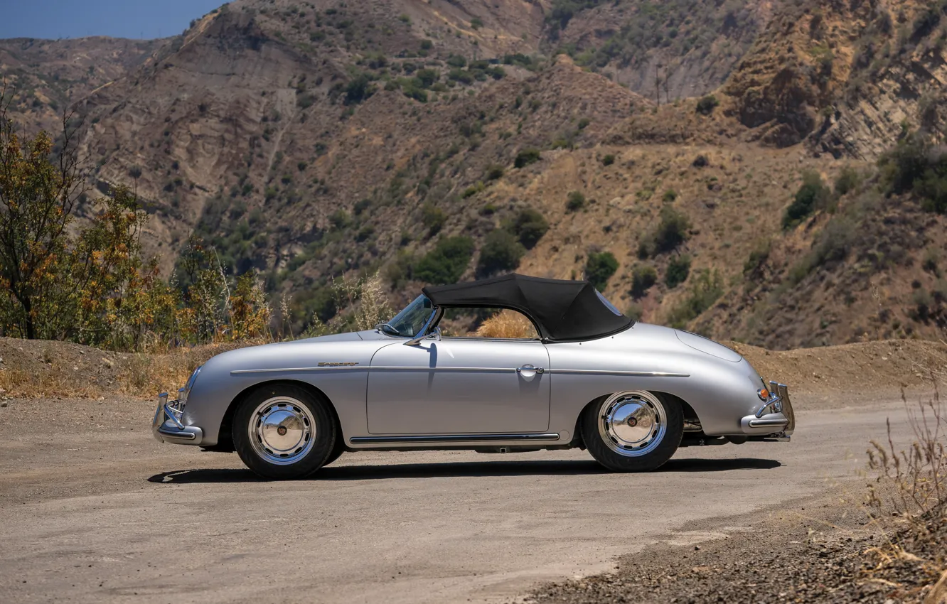 Photo wallpaper Porsche, 1959, 356, profile, Porsche 356A 1600 Super Speedster