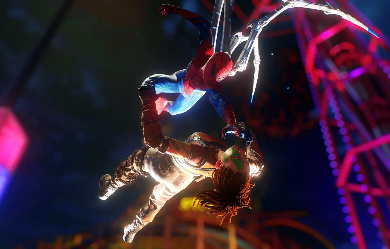 Photo wallpaper graphics, photo, gamer, console, Insomniac, Ingame, PS5, Console Gaming