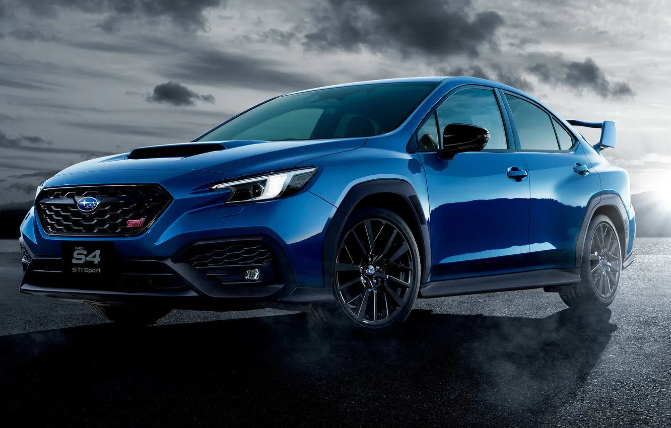 Photo wallpaper Subaru, Wallpaper, Subaru WRX S4 STI Sport R-Black Limited 2024