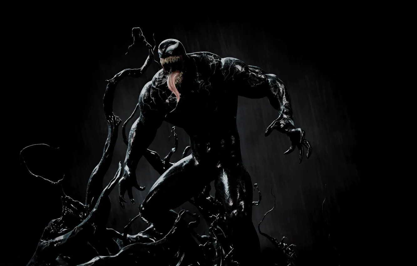 Photo wallpaper pose, body, stand, Venom, Venom, symbiote