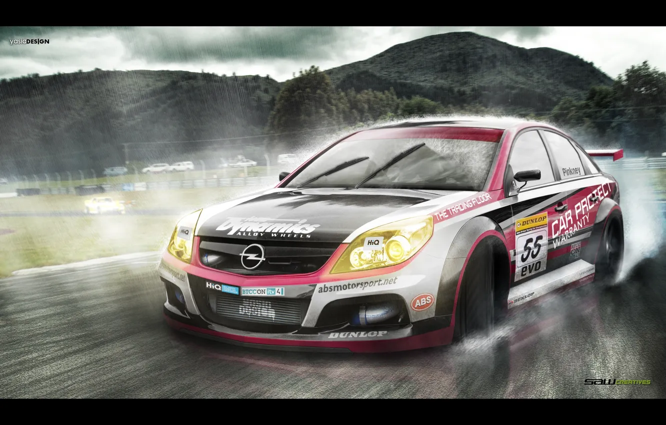Photo wallpaper Opel, Vectra, commissioned, Ngtc