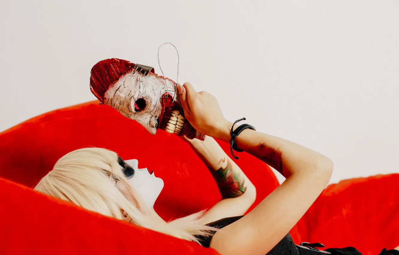 Photo wallpaper tattoo, Harley Quinn, Christina Fink, Fink