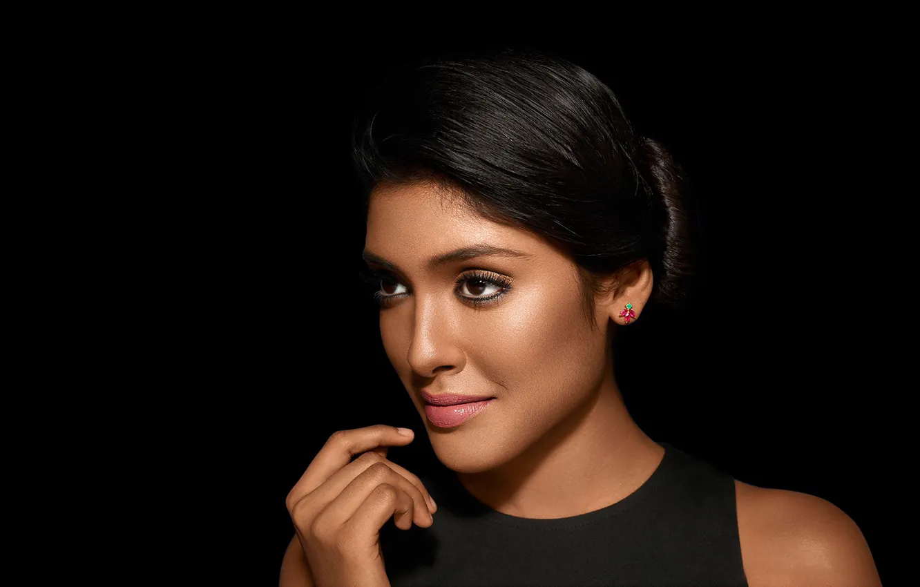 Photo wallpaper girl, hot, sexy, eyes, smile, beautiful, figure, model