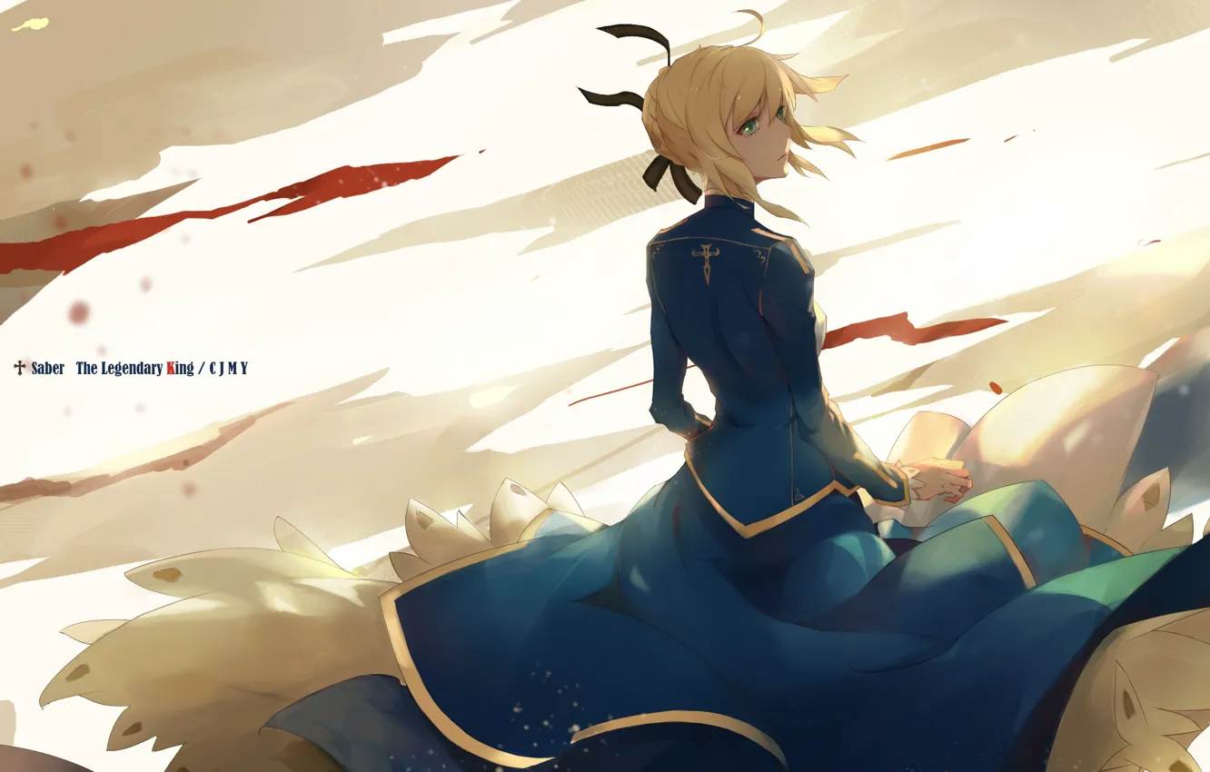 Photo wallpaper girl, dust, Saber, Fate / Stay Night, Fate stay Night