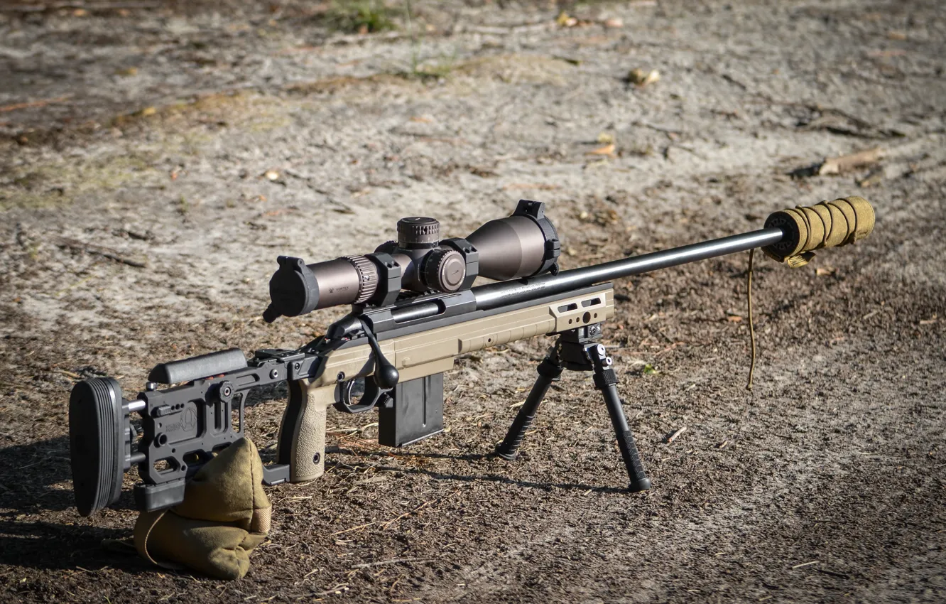 Photo wallpaper optics, sniper rifle, Tikka CTR