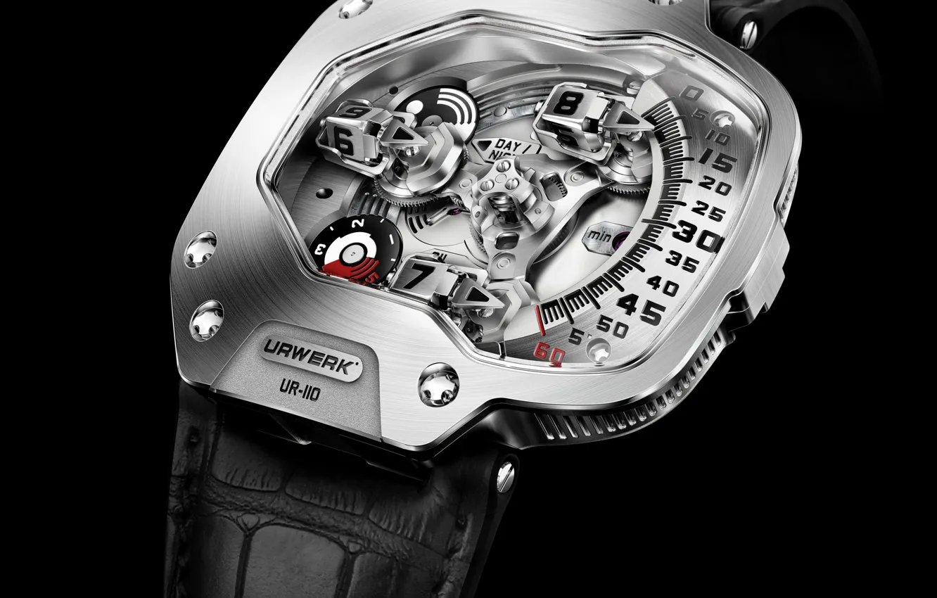 Photo wallpaper design, watch, urwerk ur 110
