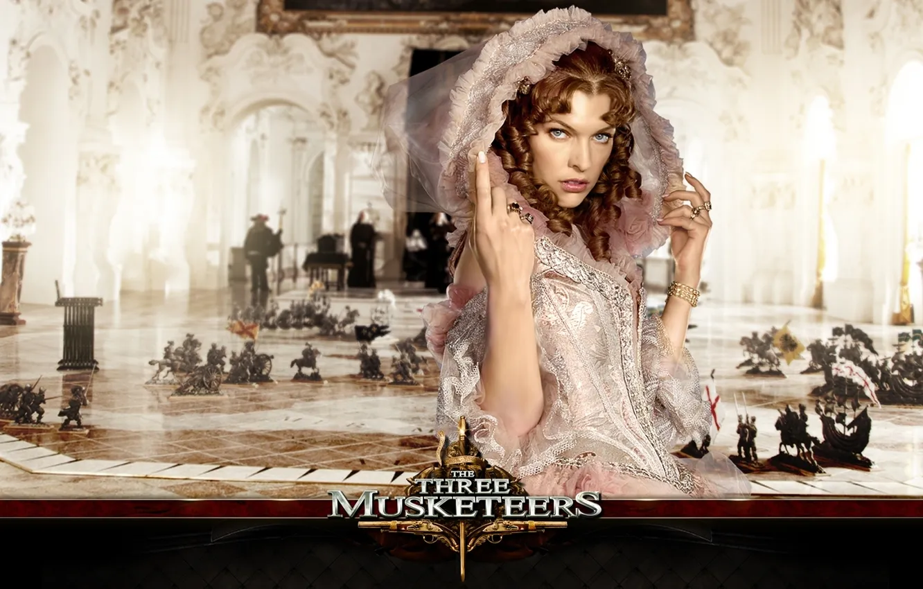 Photo wallpaper Milla Jovovich, the Musketeers, The Three Musketeers, Milady De Winter