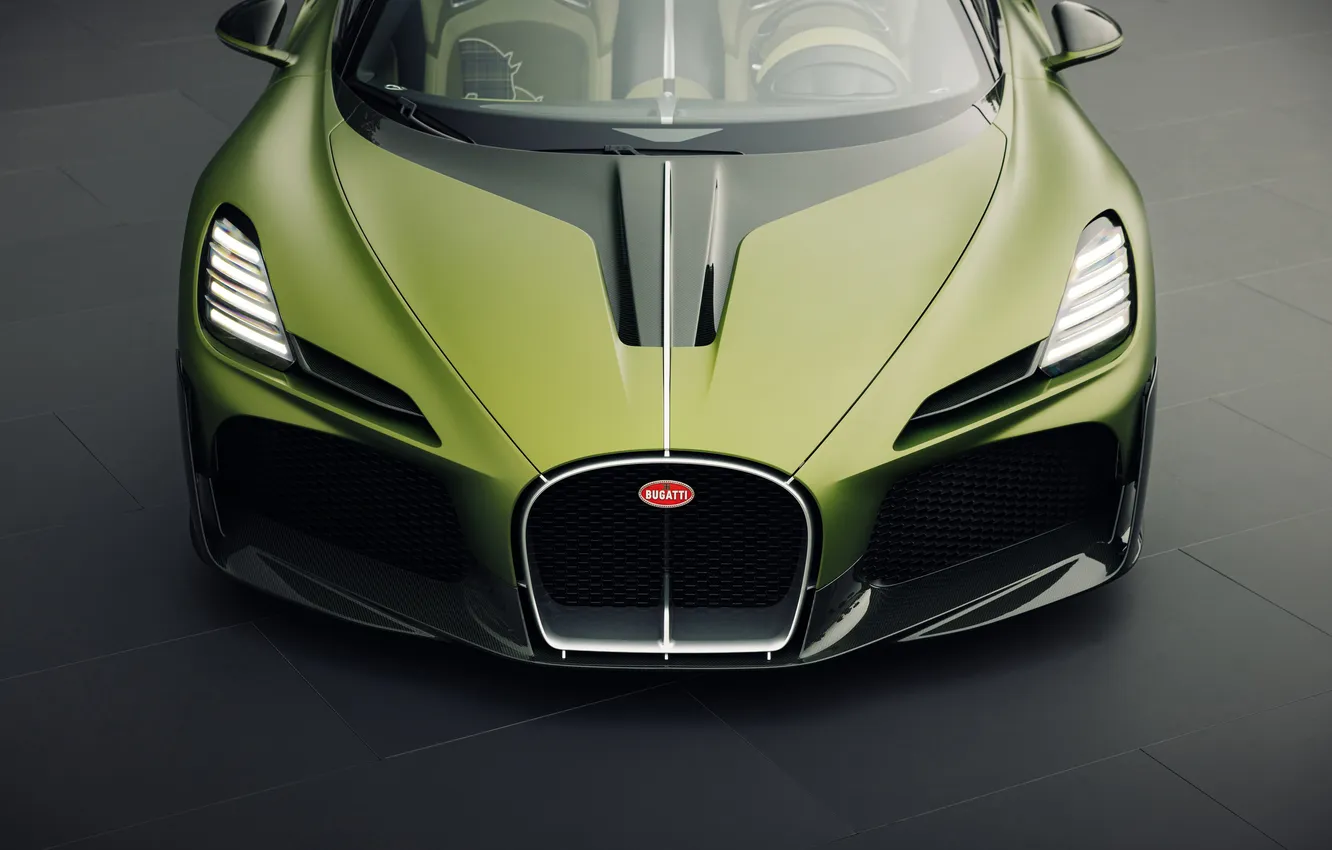 Photo wallpaper coupe, Bugatti, Bugatti, Coupe, hypercar, Hypercar, the only instance, brouillard