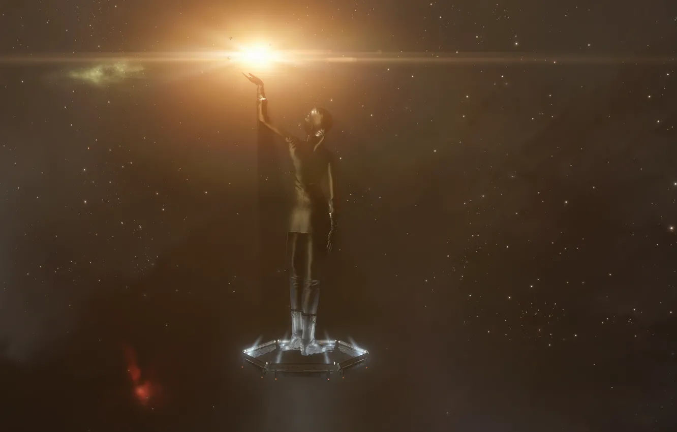 Photo wallpaper space, eve online, monument