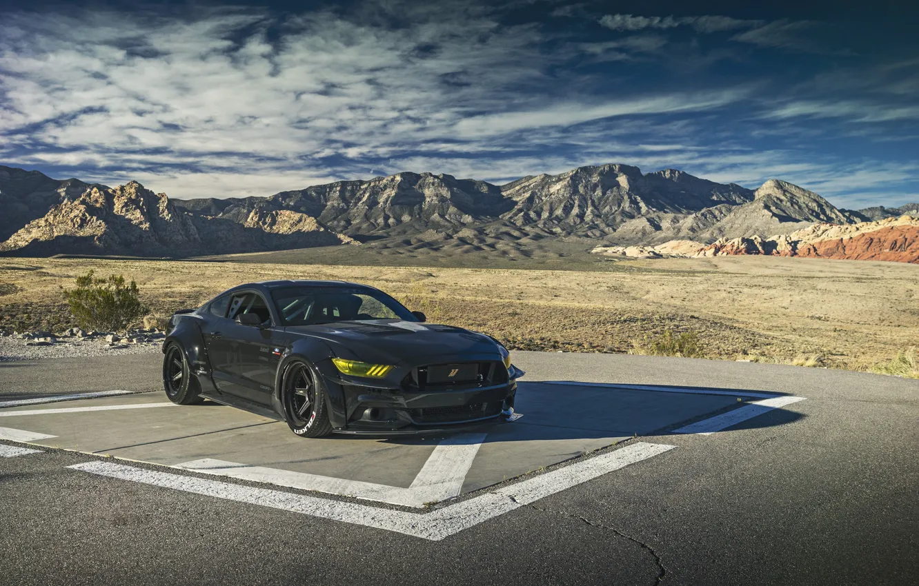 Photo wallpaper Mustang, Ford, SEMA, Brands, DVG