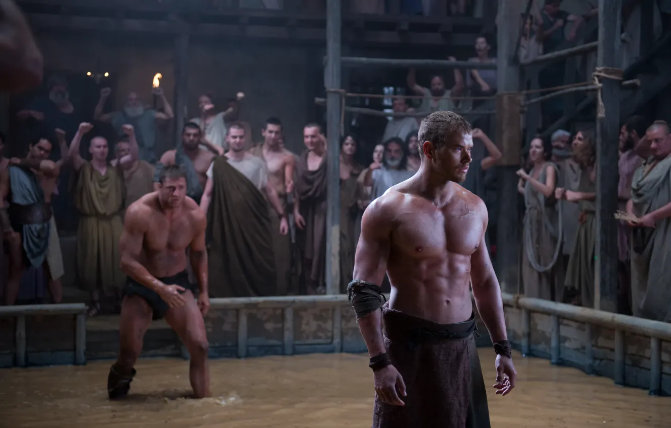 Photo wallpaper fighter, Kellan Lutz, Hercules:the Beginning of the legend