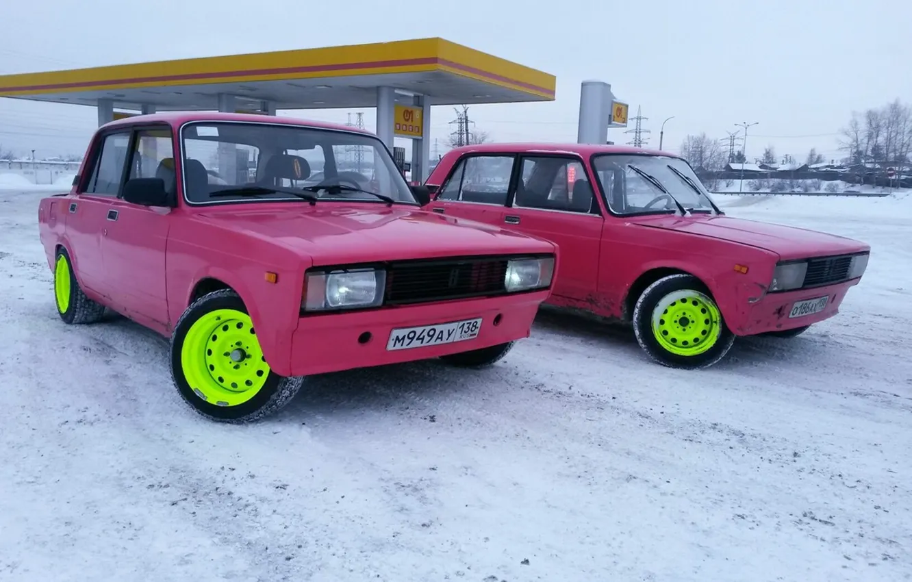 Photo wallpaper Lada, 2105, 2107