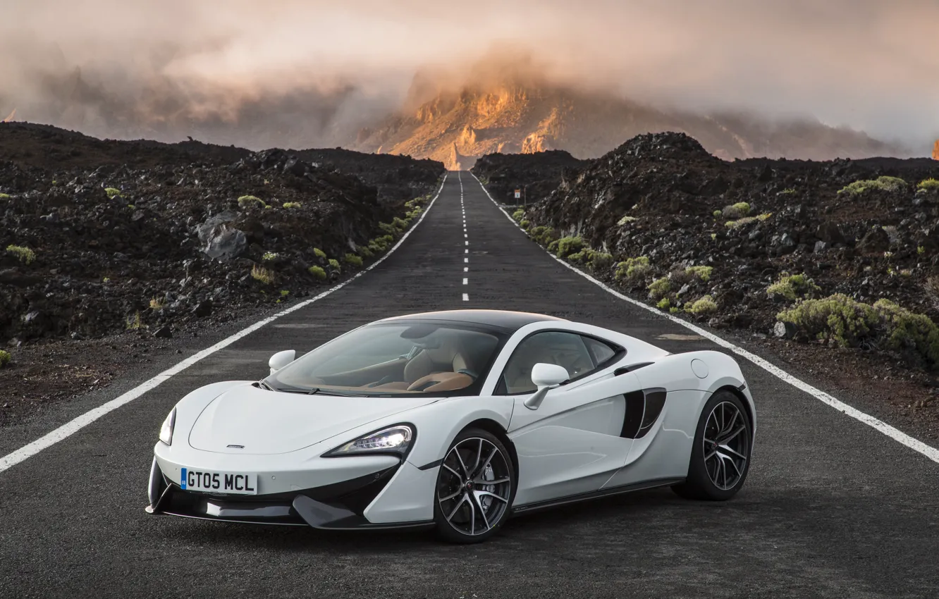 Photo wallpaper road, car, McLaren, wallpaper, supercar, car, road, beautiful