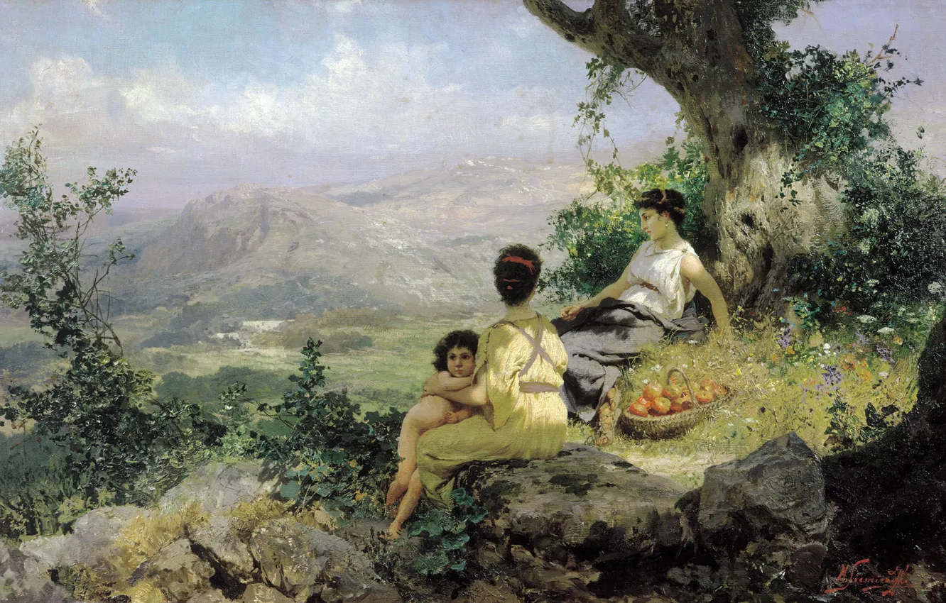 Photo wallpaper stay, picture, Siemiradzki