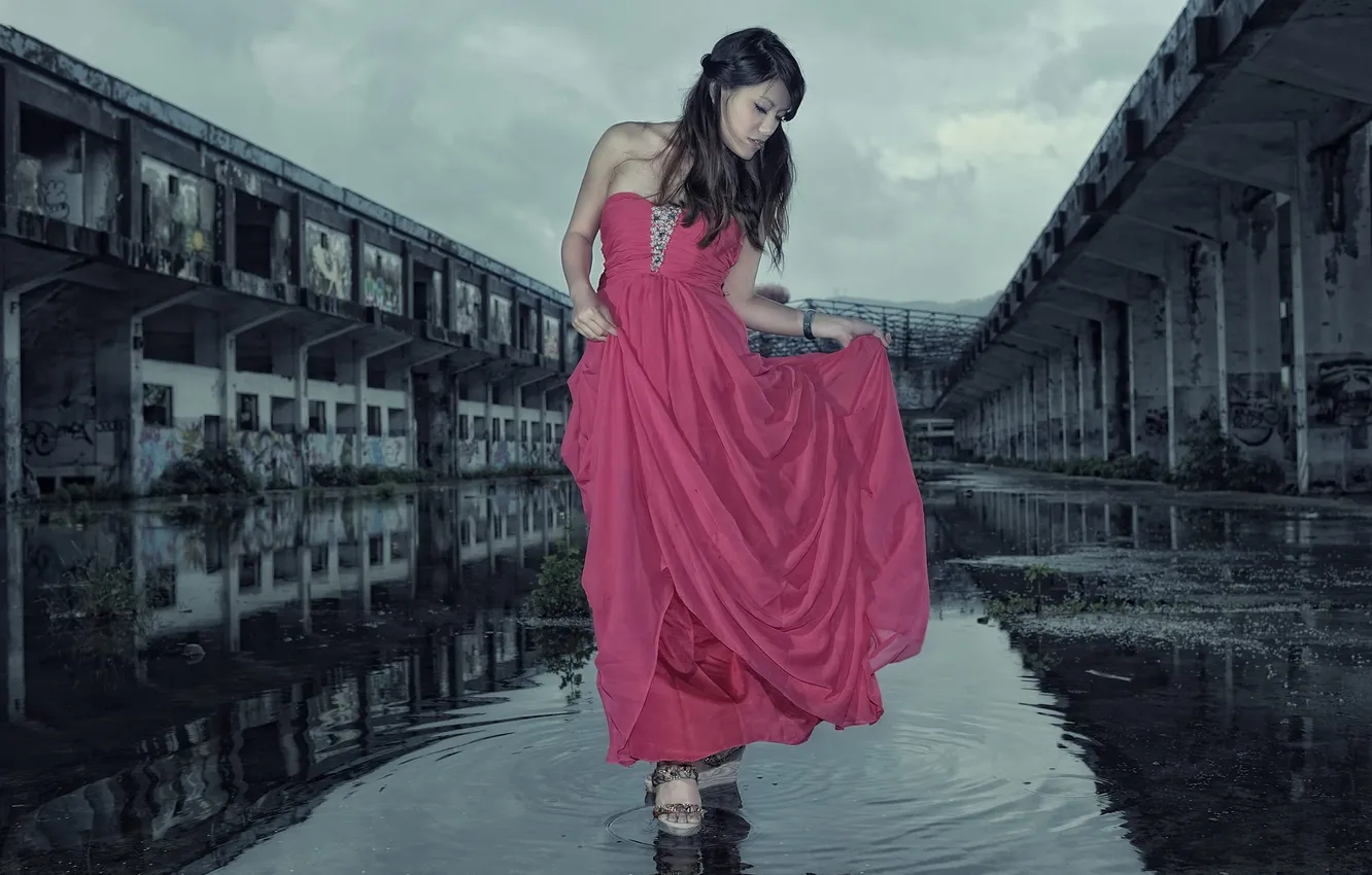 Photo wallpaper China, wallpaper, girl, sexy, woman, model, asian, cute