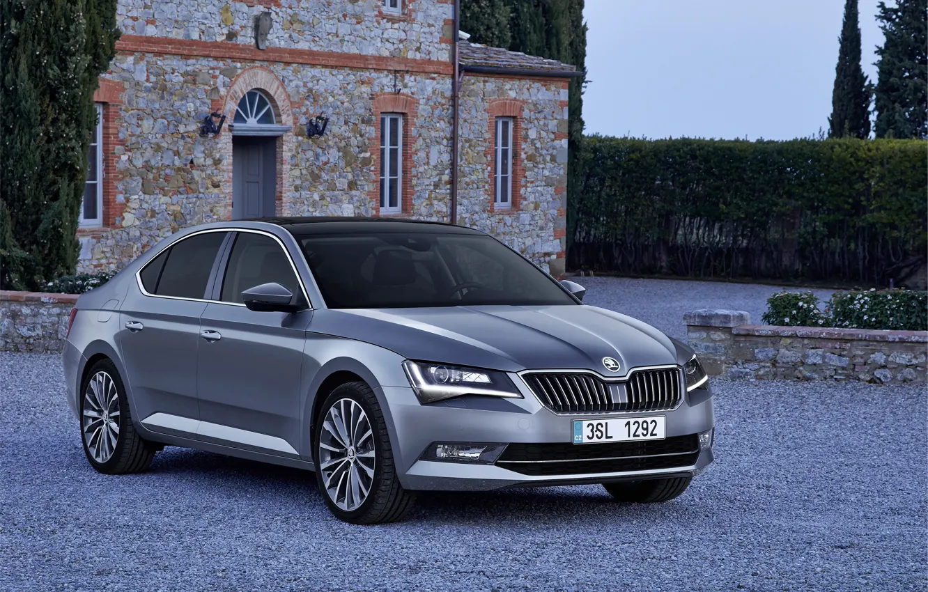 Photo wallpaper Skoda, Skoda, 2015, Superb, superb