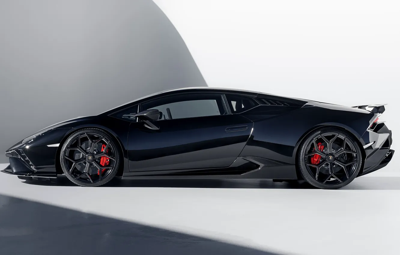 Photo wallpaper Lamborghini, side view, Huracan, by Novitec, 2023, Technique, Lamborghini Huracan Tecnica