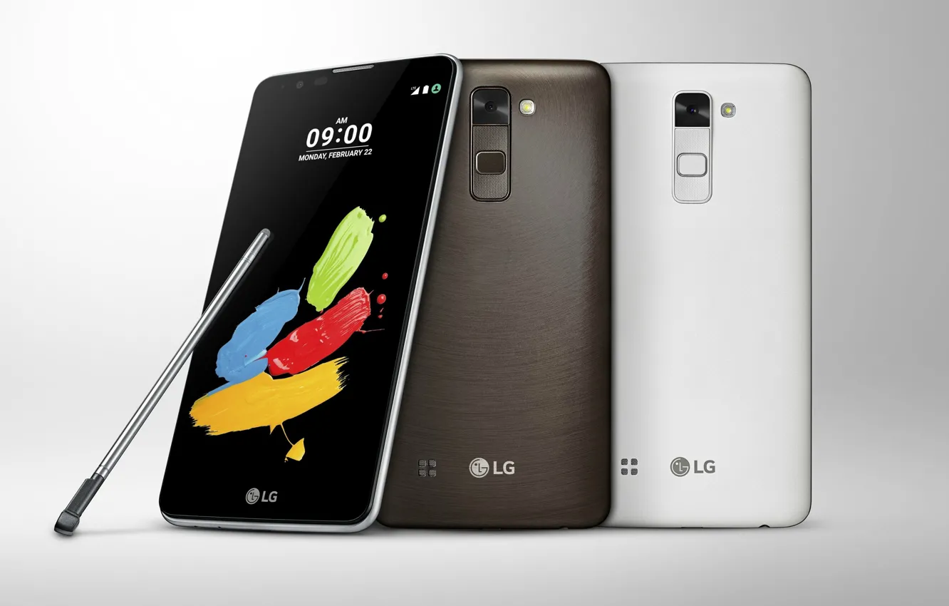 Photo wallpaper logo, smartphone, technology, cell phone, high tech, LG, mobile telephony, LG Stylus