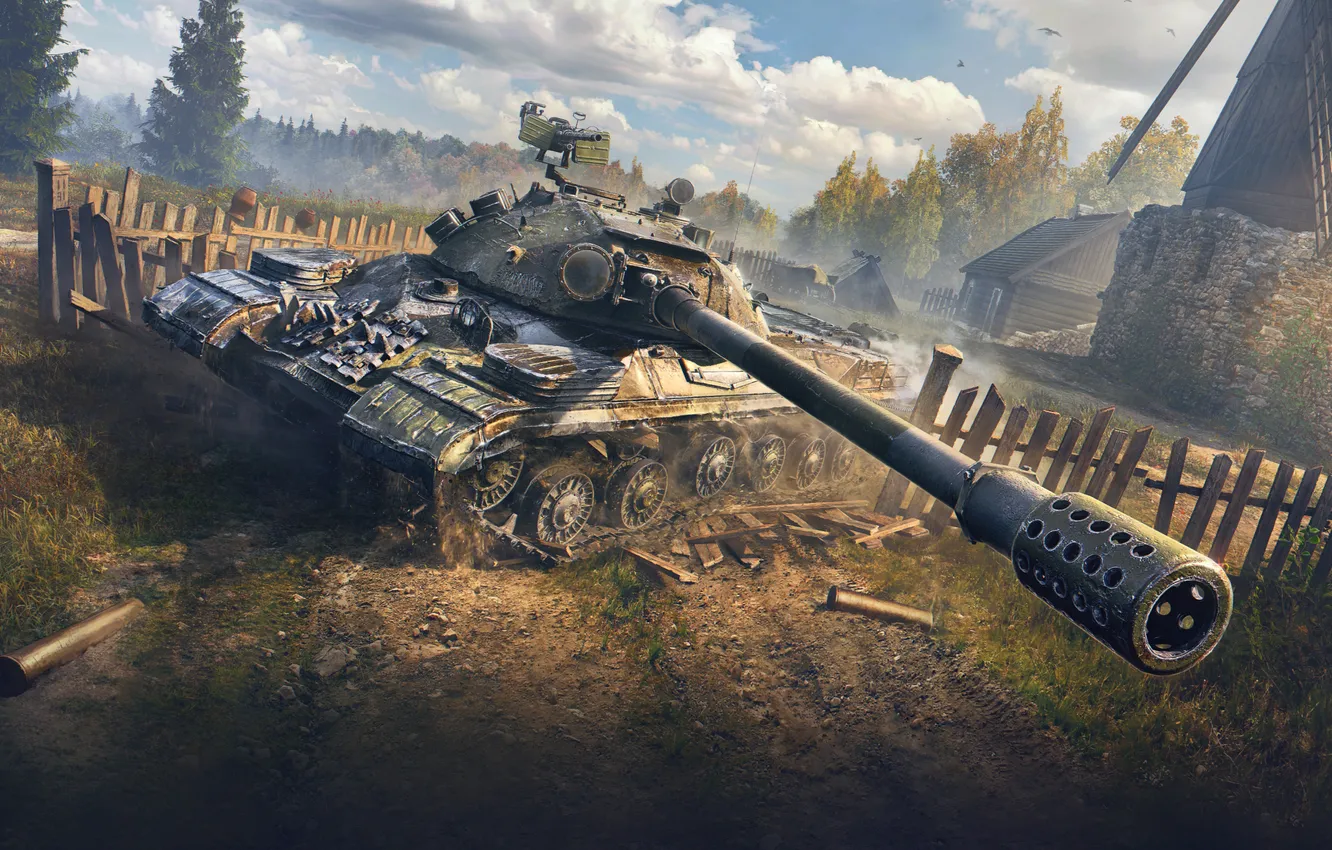 Photo wallpaper tank, World Of Tanks, Our game