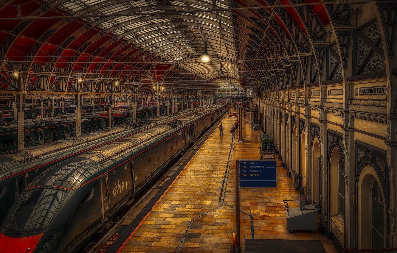 Photo wallpaper England, Westminster, Paddington