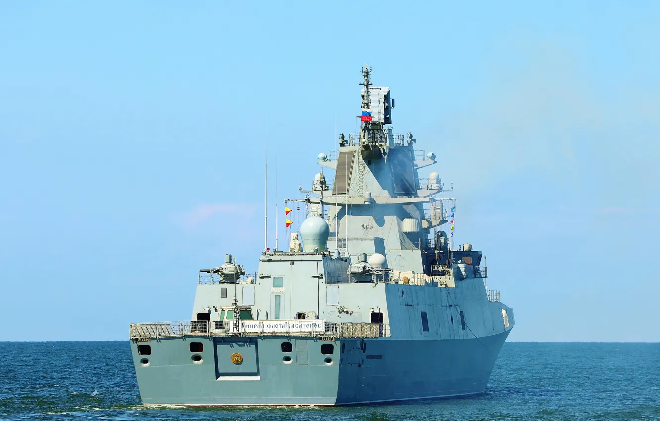 Photo wallpaper frigate, test, Admiral Kasatonov