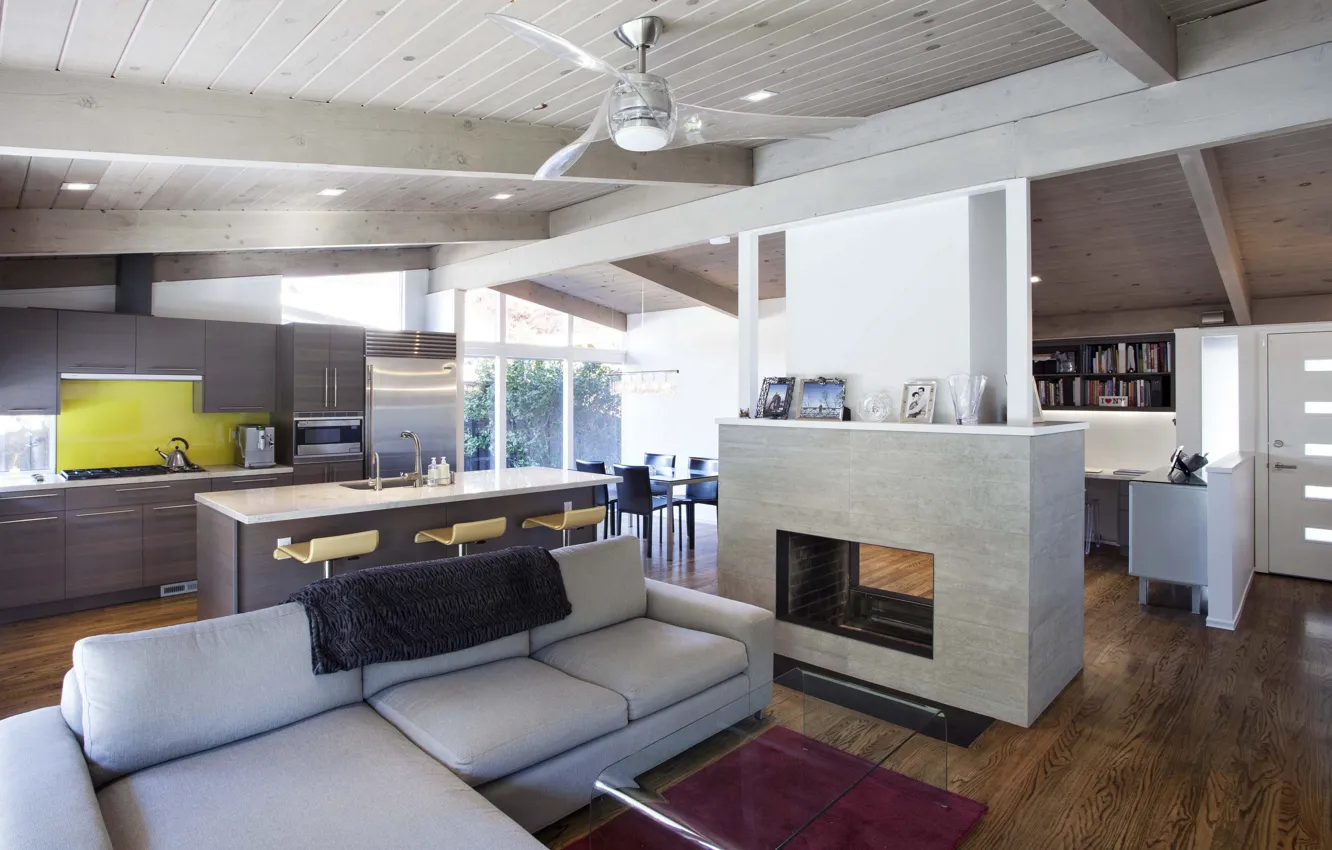 Photo wallpaper design, style, interior, living space