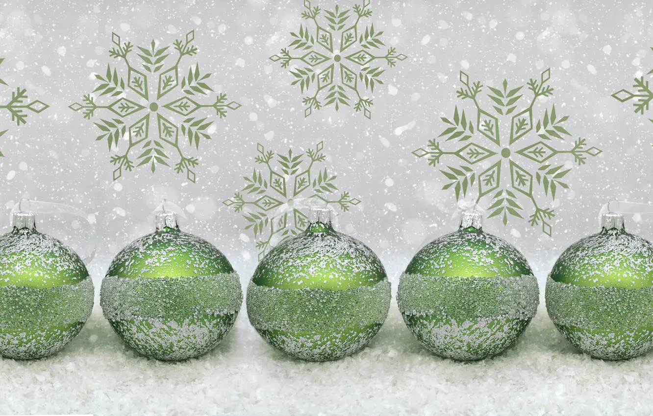 Photo wallpaper balls, holiday, Christmas, New year, Christmas decorations, new year decorations