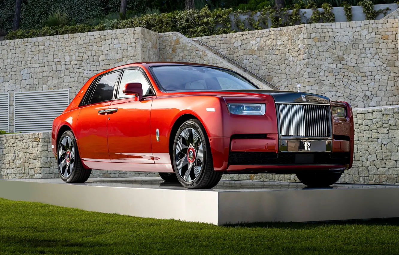Photo wallpaper Phantom, Rolls Royce, 2022, Luxury Car