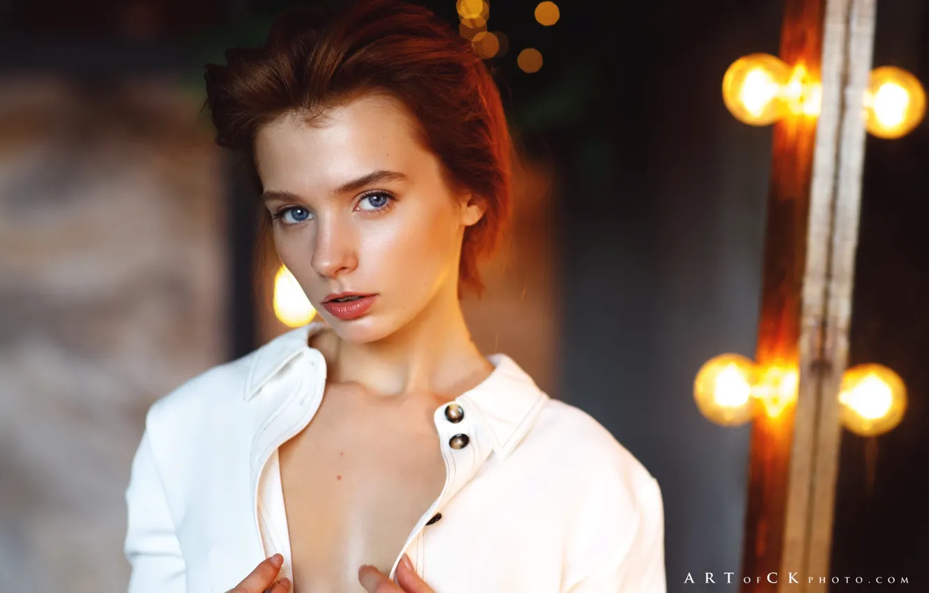 Photo wallpaper girl, Stepan Kvardakov, Marta Gromova