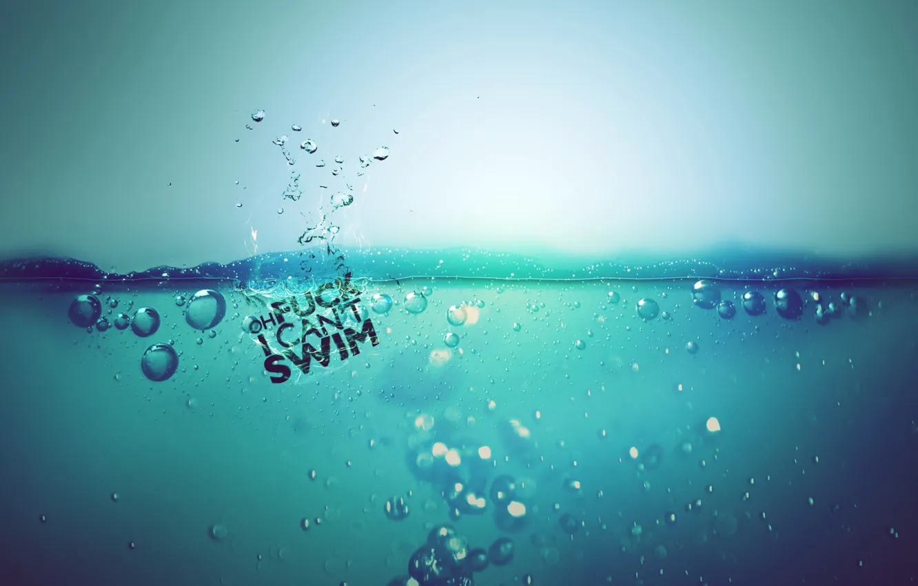 Photo wallpaper water, splash, humor