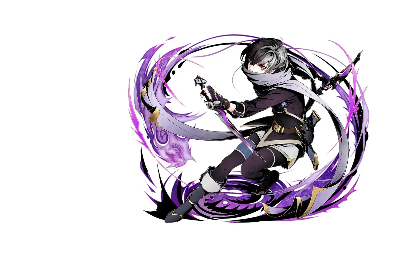 Photo wallpaper weapons, the game, anime, Japan, art, guy, skill, Devine gate