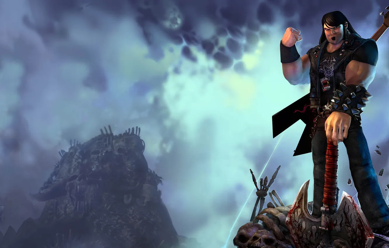 Photo wallpaper Electronic Arts, brutal legend, Eddie Riggs, eddi riggs, brutal leged