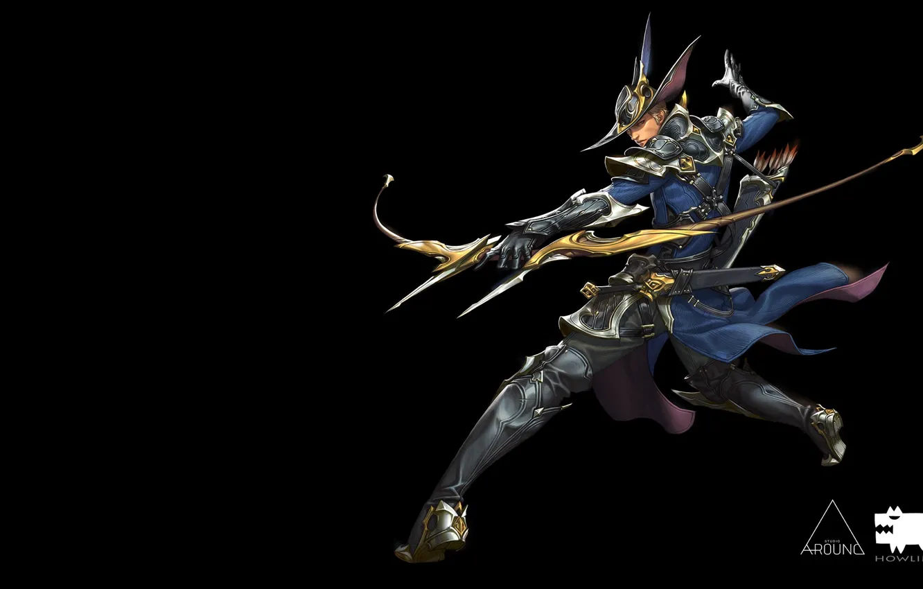 Photo wallpaper fantasy, art, arrows, quiver, Archer, hanwool Lee, C9_Hunter