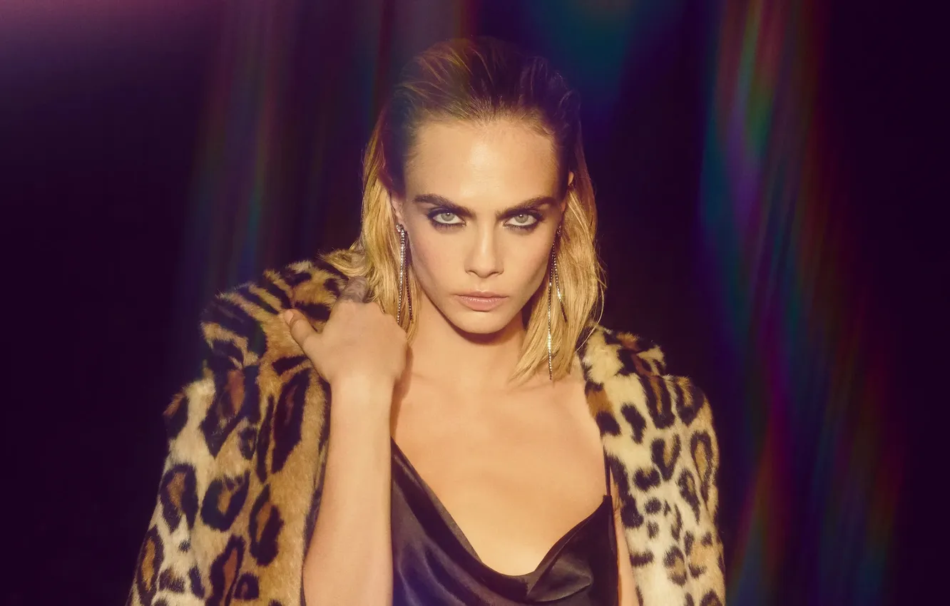 Photo wallpaper model, figure, actress, model, hair, pose, actress, Cara Delevingne