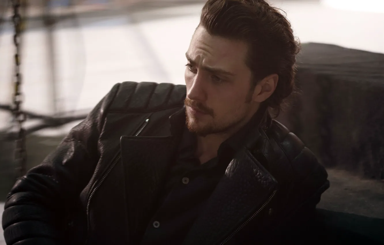 Photo wallpaper look, jacket, actor, male, Aaron Taylor-Johnson, Aaron Taylor-Johnson