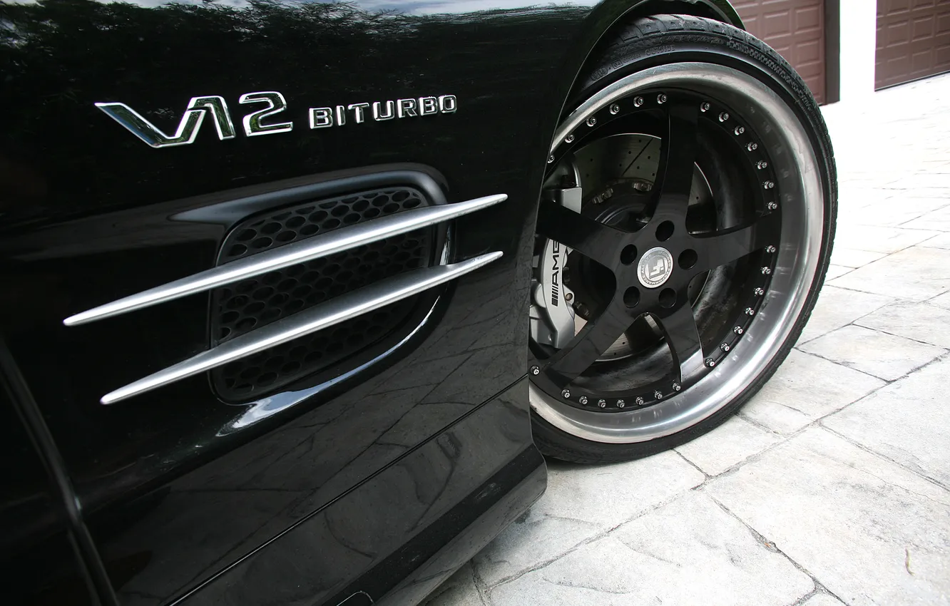 Photo wallpaper Mercedes, AMG, V12, Biturbo