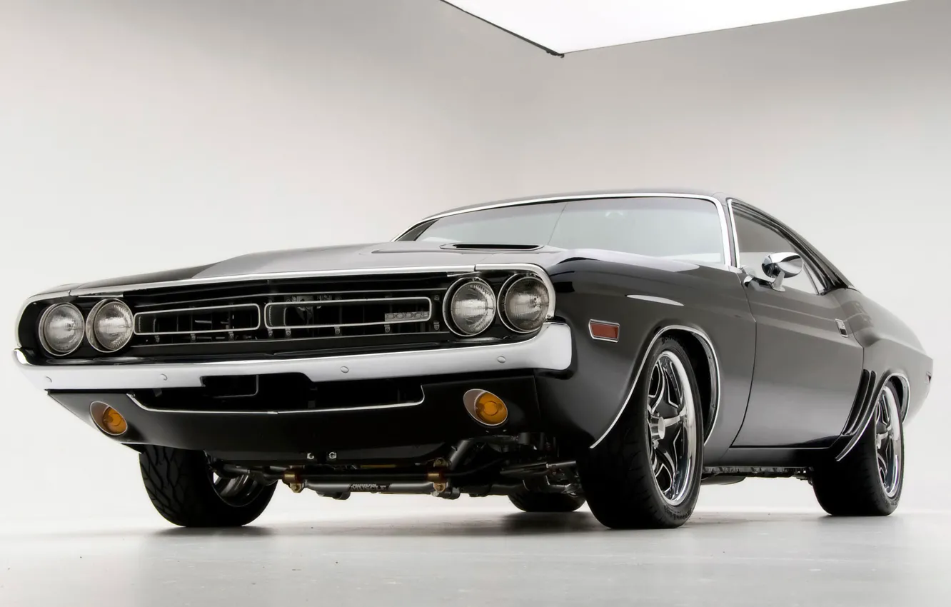 Photo wallpaper 1971, dodge, muscle, challenger