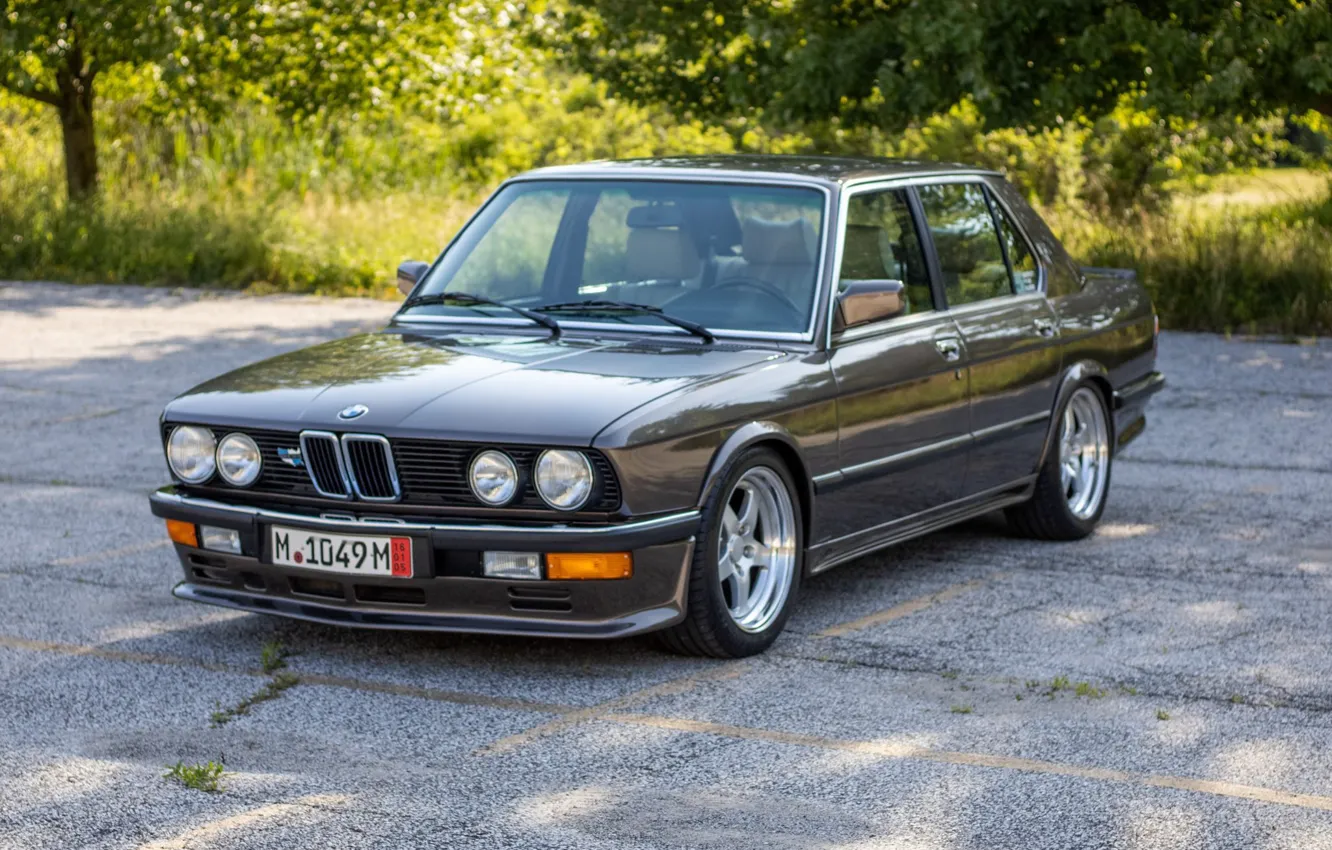 Photo wallpaper BMW, E28, 5-Series, 535I