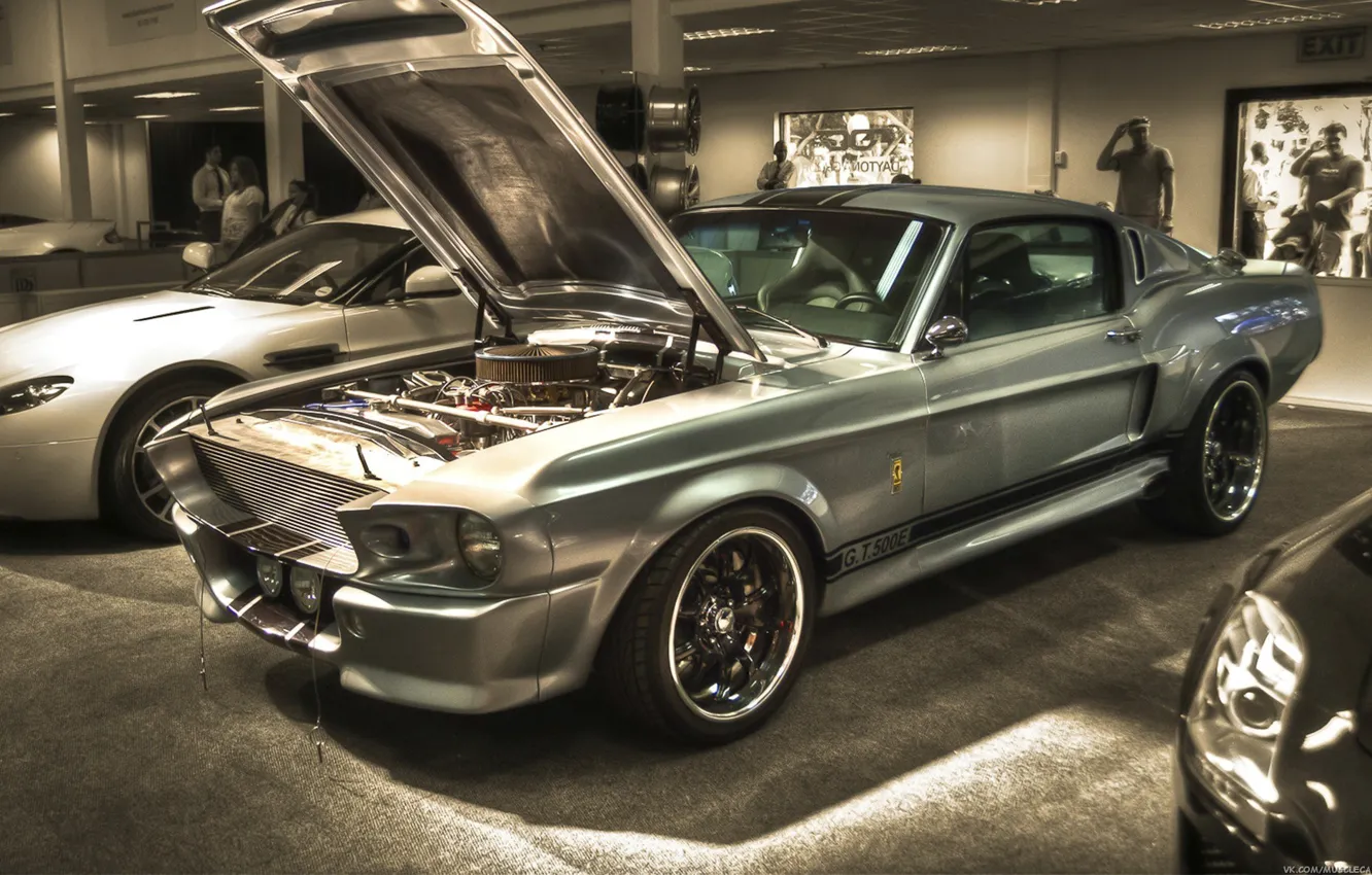 Photo wallpaper car, machine, dream, mustang, ford, shelby, gt 500, Ford