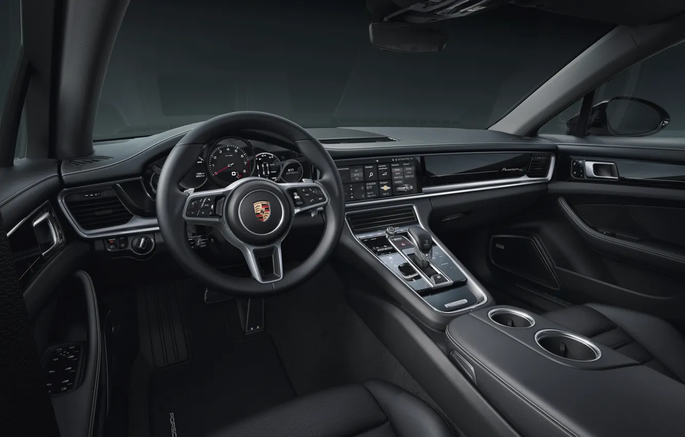 Photo wallpaper Porsche, Panamera, salon, 2019, 10 Year Edition