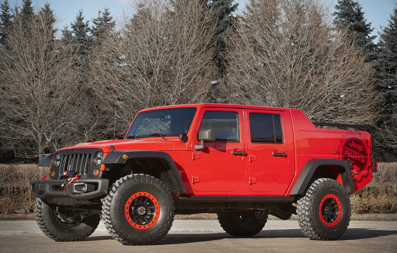 Photo wallpaper Concept, jeep, Wrangler, Jeep, 2015, Responder, Red Rock