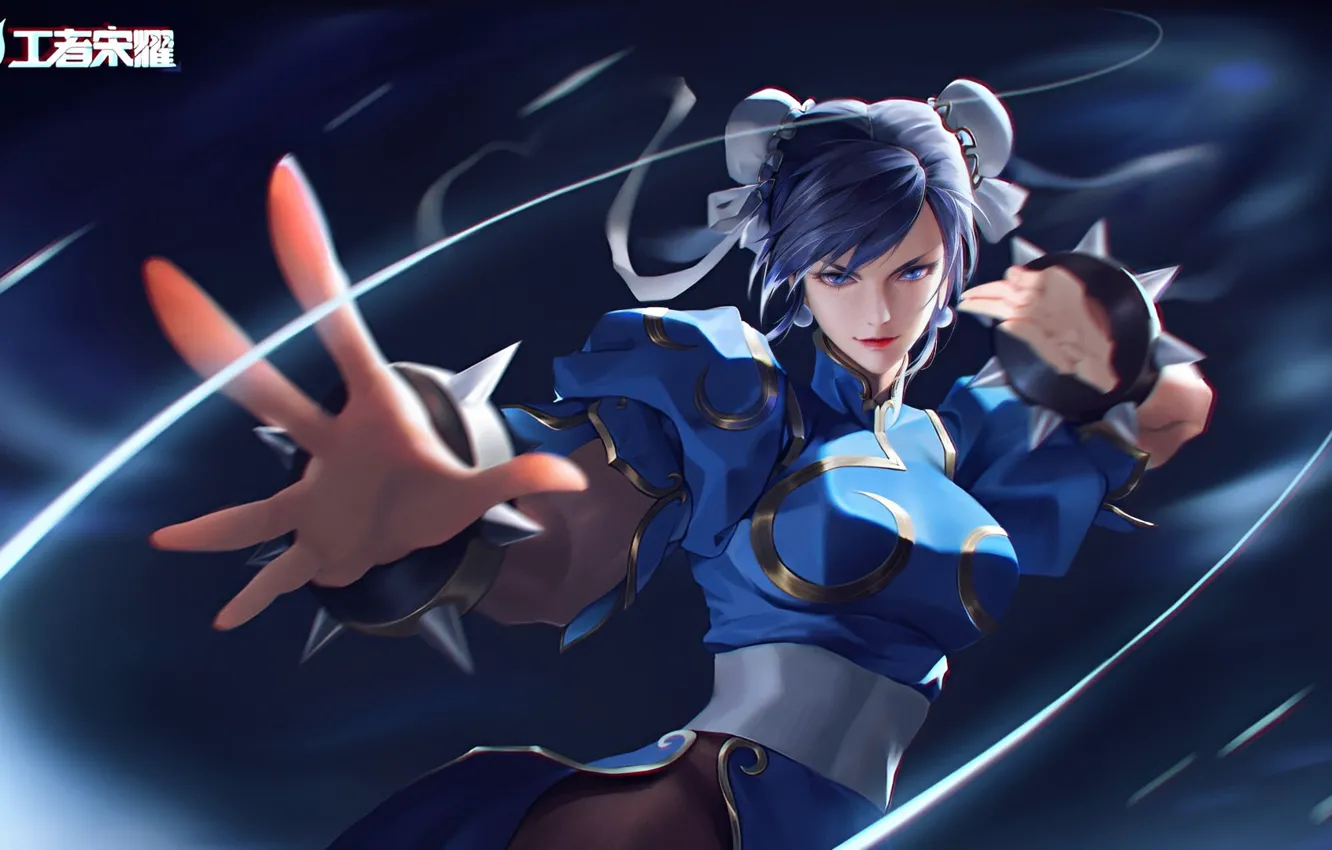 Photo wallpaper girl, game, Street Fighter, Video Game, Chun li