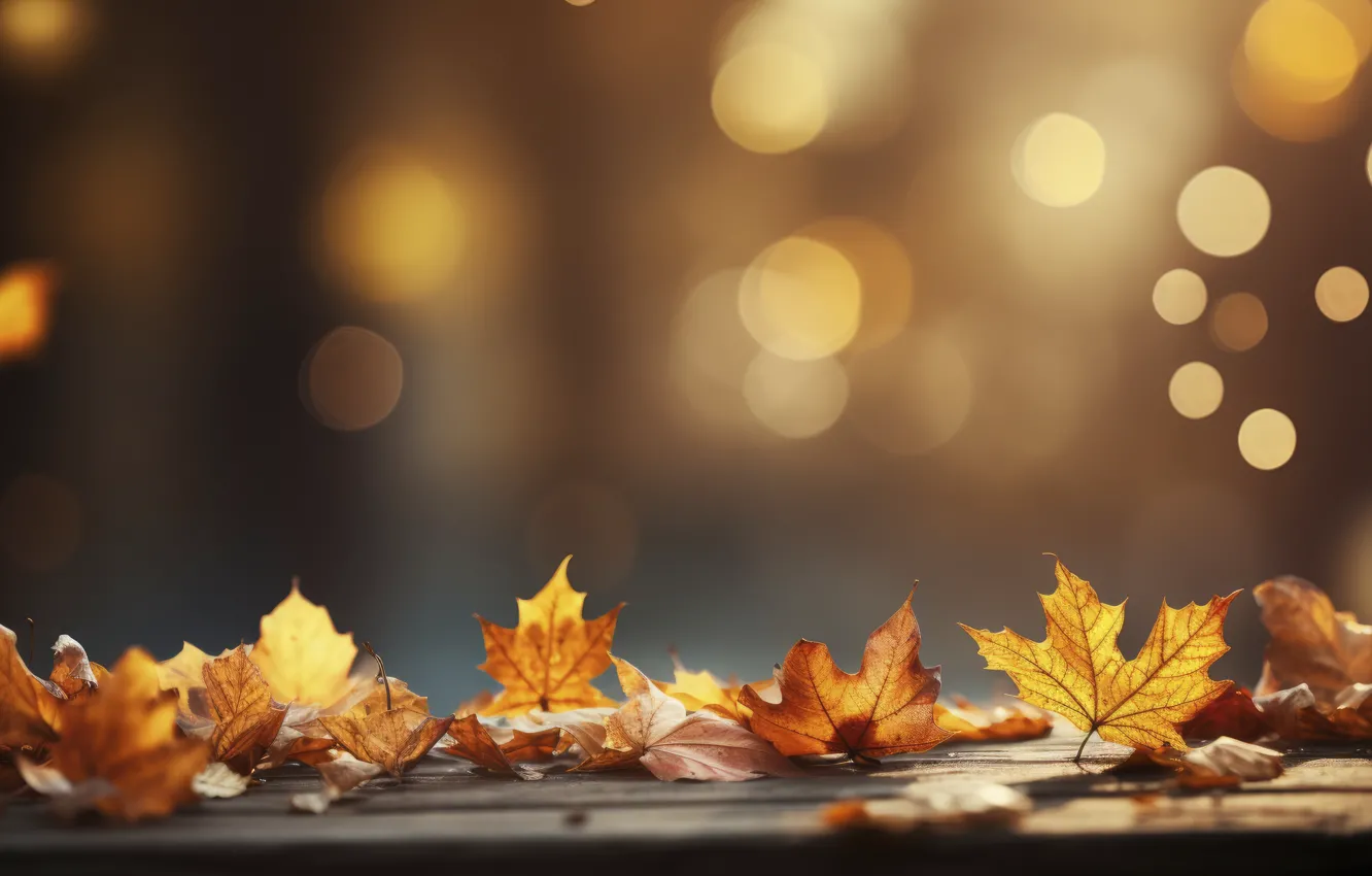 Photo wallpaper autumn, leaves, Park, background, forest, park, background, autumn