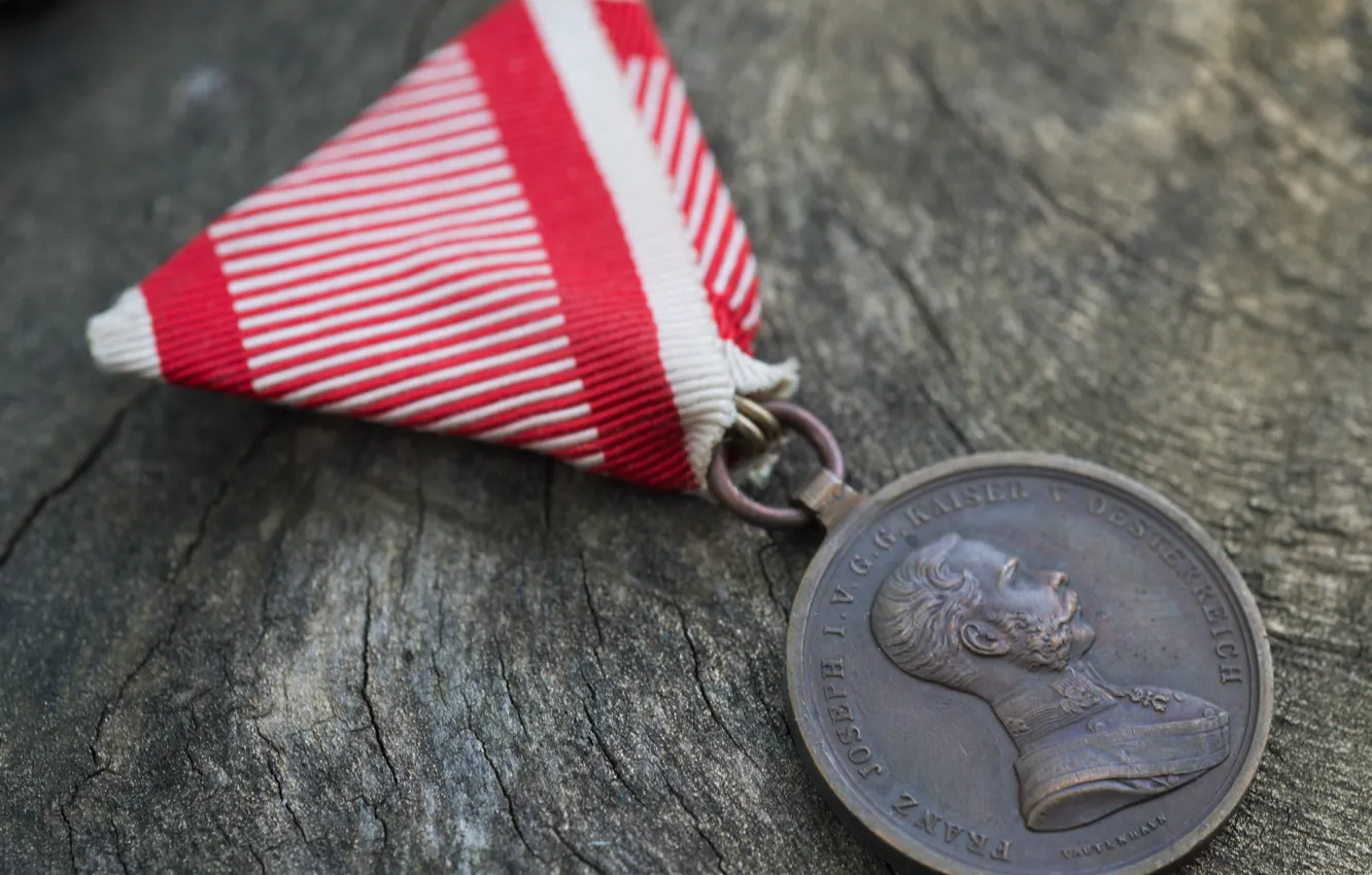 Photo wallpaper WW1, Austria Hungary, Medal for Bravery, Military medal