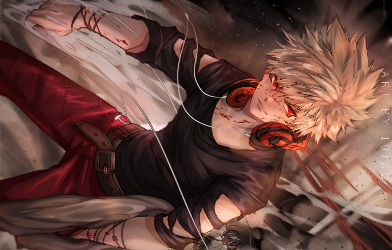 Photo wallpaper anime, art, Boku no Hero Academy, My hero Academy, Bakusou
