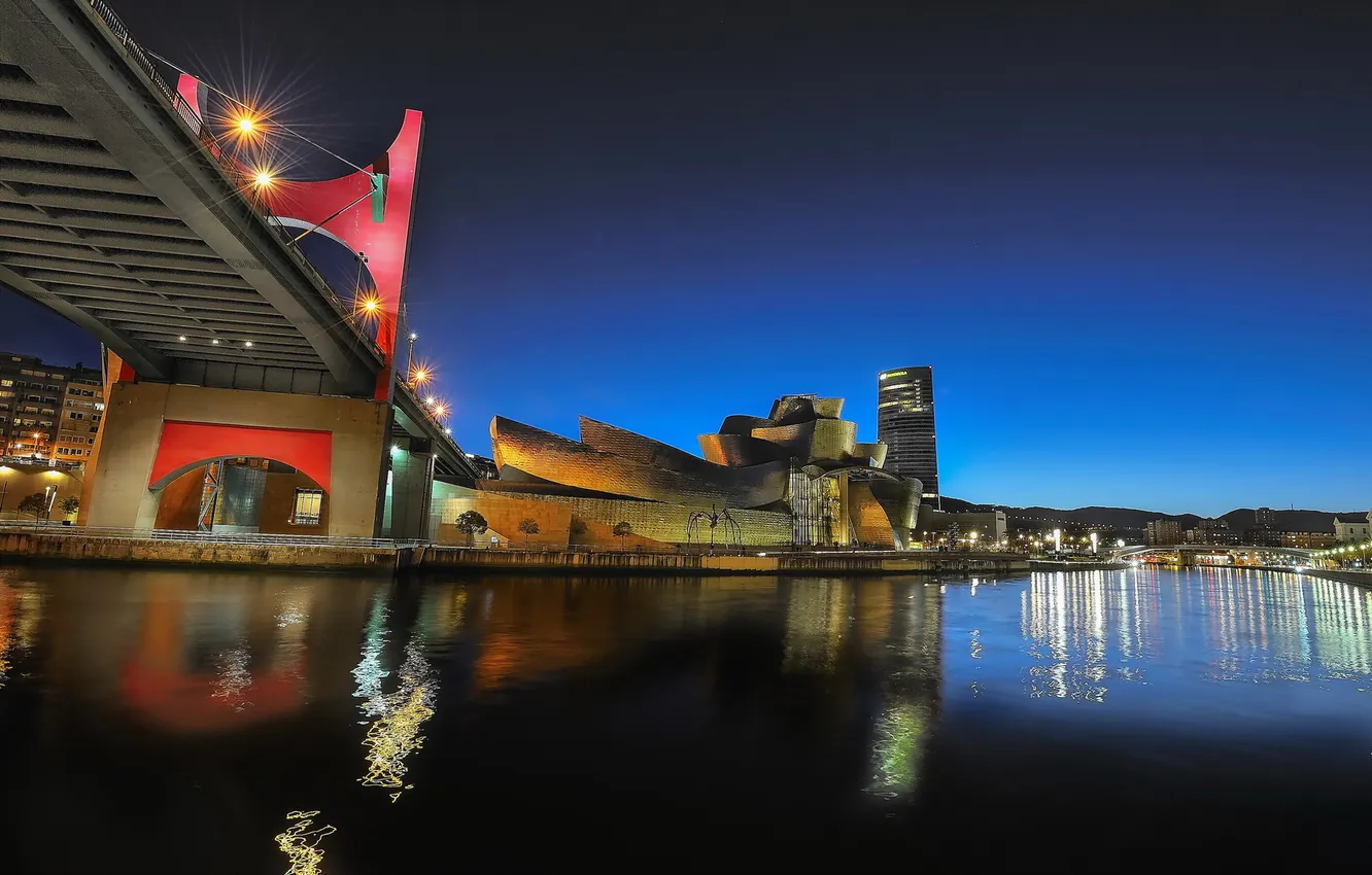 Photo wallpaper Spain, Bilbao, Basque Country, Abando