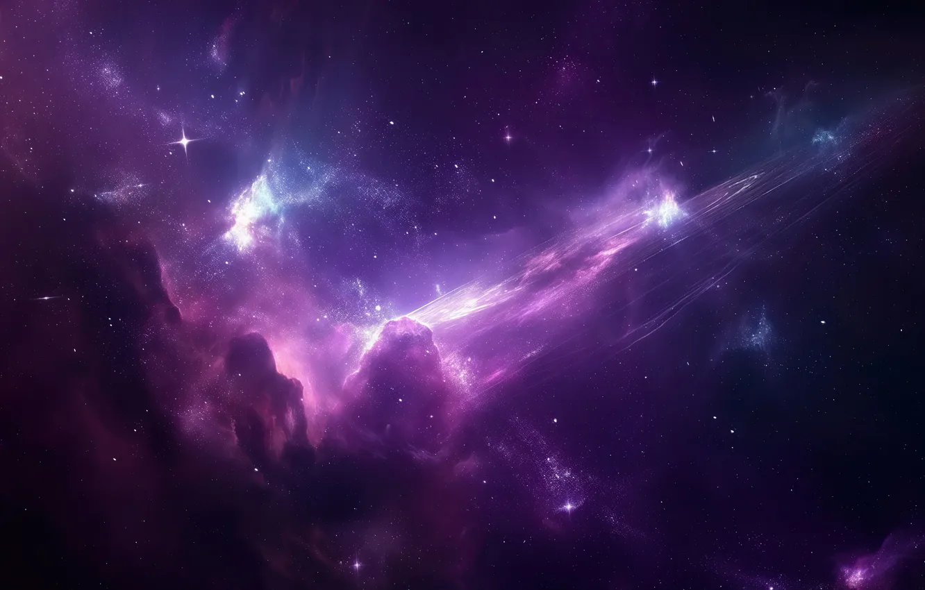 Photo wallpaper universe, stars, cosmos, nebulae