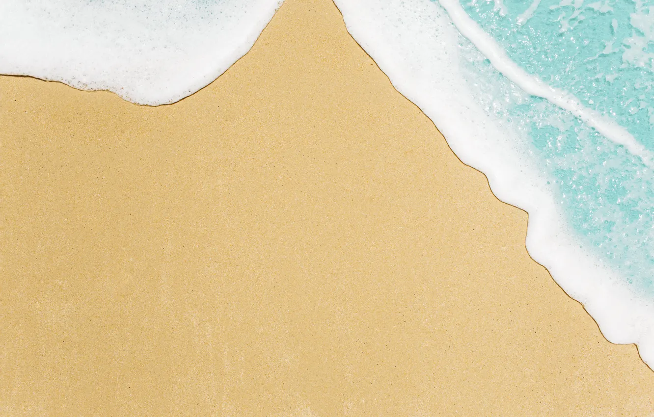 Photo wallpaper sand, sea, wave, beach, summer, summer, beach, sea