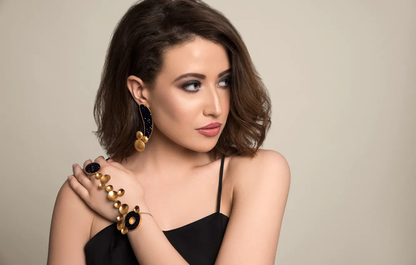 Photo wallpaper girl, hot, sexy, eyes, smile, beautiful, figure, model